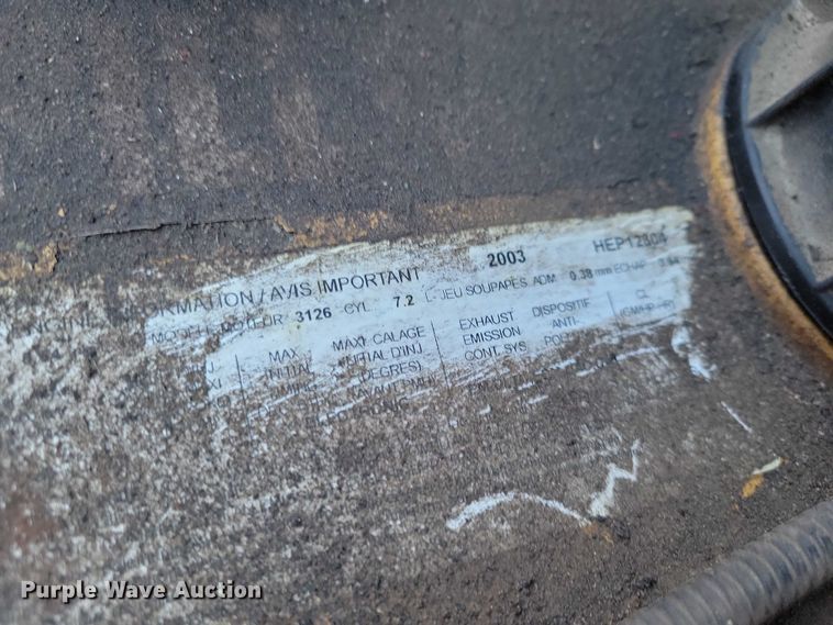 image for item NO9882 2003 Freightliner FL80 dump truck