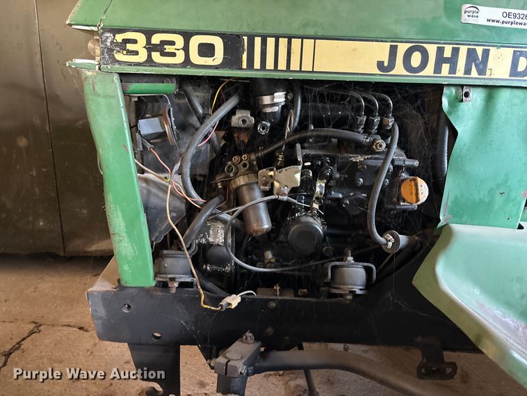image for item OE9326 John Deere 330 lawn mower
