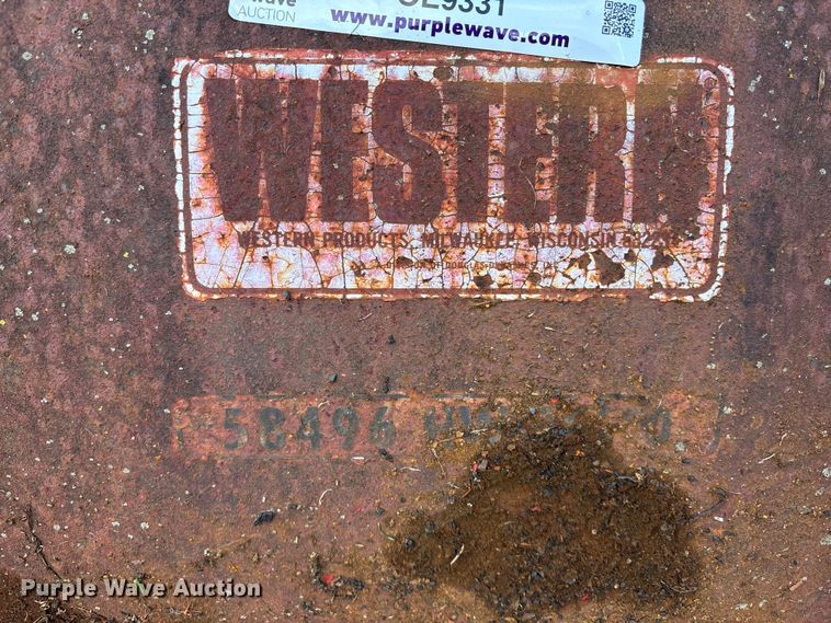 image for item OE9331 Western snow plow