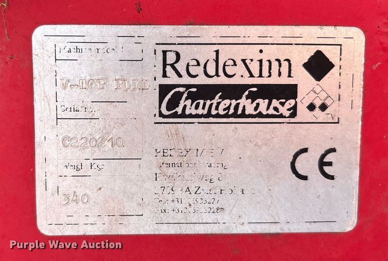 image for item OE9336 Redexin V-Top Pull turf sweeper