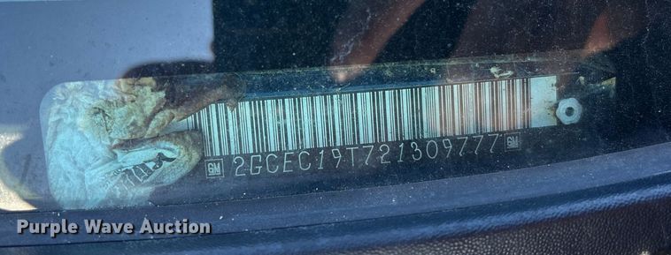 image for item OE9338 2002 Chevrolet Silverado 1500 Ext. Cab pickup truck