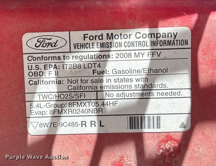 image for item OE9341 2008 Ford F150 pickup truck