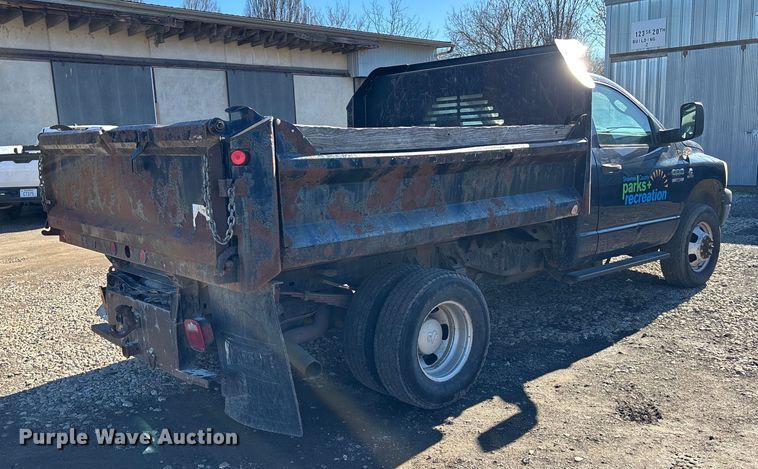 image for item OE9347 2007 Dodge Ram 3500 dump bed pickup truck