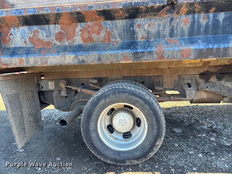 image for item OE9347 2007 Dodge Ram 3500 dump bed pickup truck