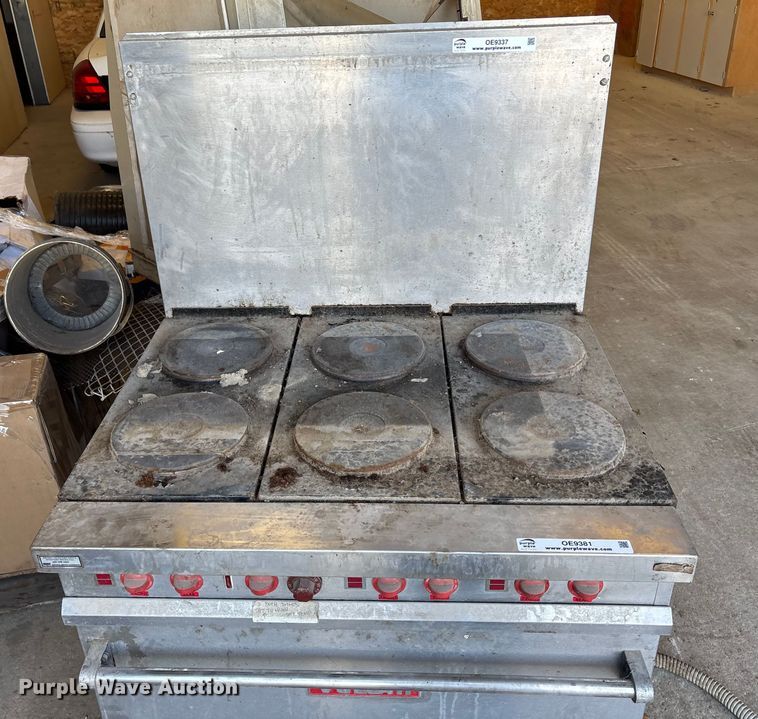 image for item OE9381 Vulcan Stainless steel oven