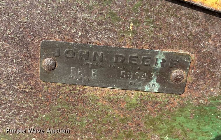 image for item OE9387 John Deere FB-B grain drill