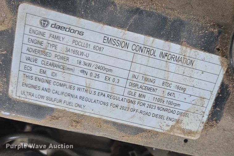 image for item DU2673 2025 Bobcat CT2025 MFWD tractor