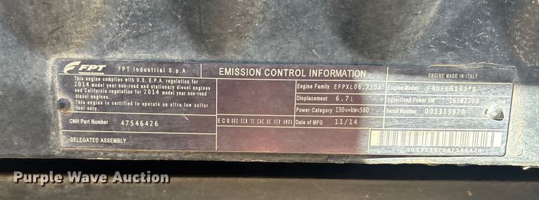 image for item DU6929 2015 Case IH Puma 200  MFWD tractor