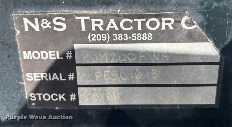 image for item DU6929 2015 Case IH Puma 200  MFWD tractor