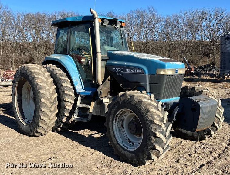 image for item DU6936 1997 New Holland 8870 MFWD tractor