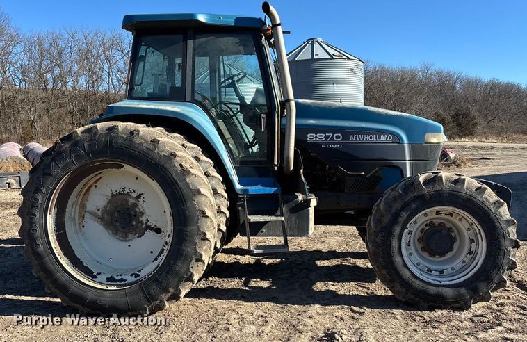 image for item DU6936 1997 New Holland 8870 MFWD tractor