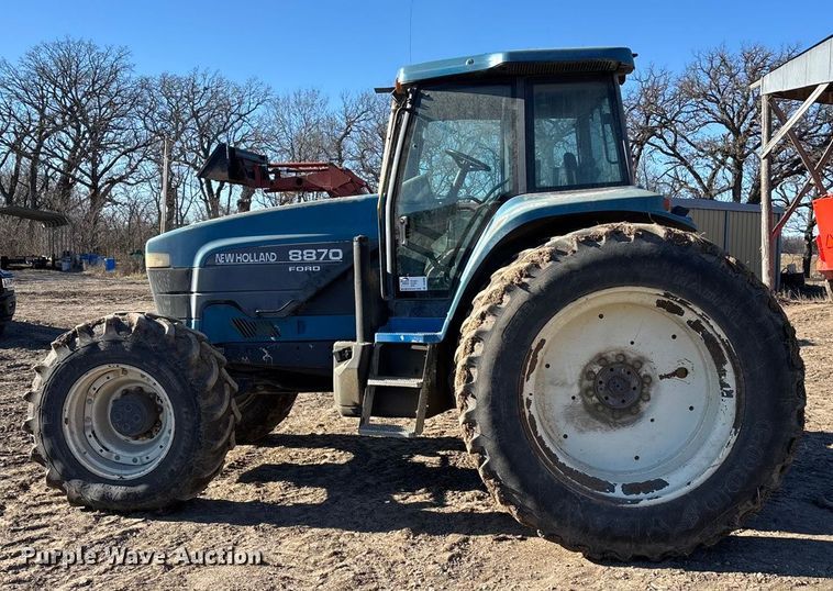 image for item DU6936 1997 New Holland 8870 MFWD tractor
