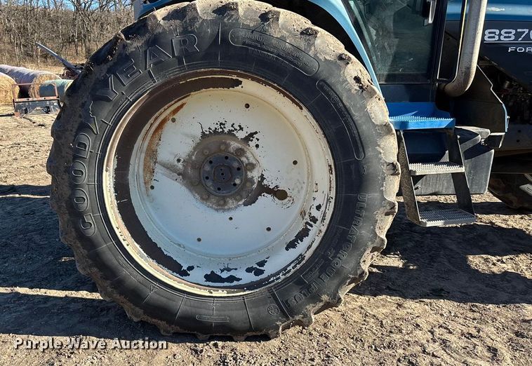 image for item DU6936 1997 New Holland 8870 MFWD tractor