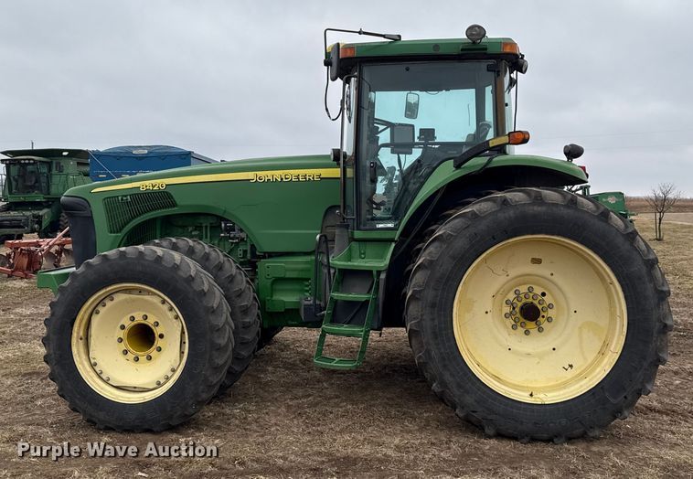 image for item EN0204 2002 John Deere 8420 MFWD tractor
