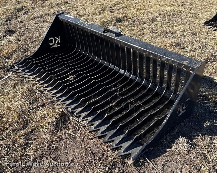 image for item EN0220 KC skid steer rock bucket