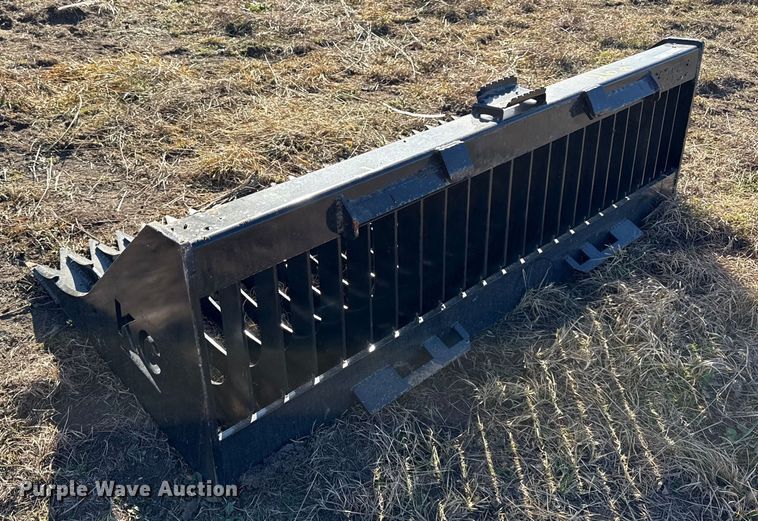 image for item EN0220 KC skid steer rock bucket