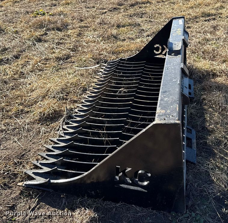 image for item EN0220 KC skid steer rock bucket