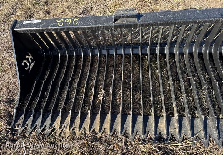 image for item EN0220 KC skid steer rock bucket