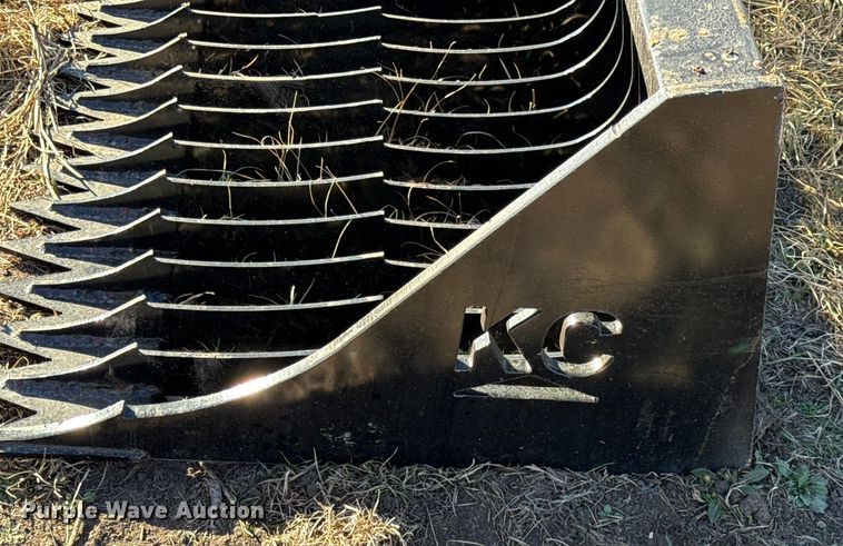 image for item EN0220 KC skid steer rock bucket