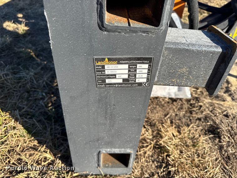 image for item EN0235 2025 Landhonor ABC-13-125A skid steer boom mower