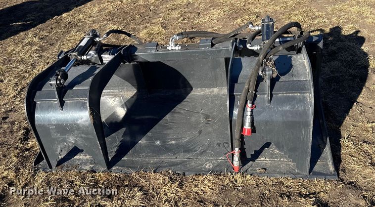 image for item EN0247 2025 Wolverine Grapple bucket skid steer grapple bucket