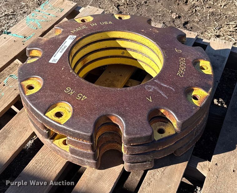 image for item EP2818 (4) John Deere wheel weights