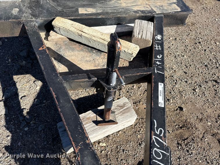 image for item EP2820 Shop built fuel trailer