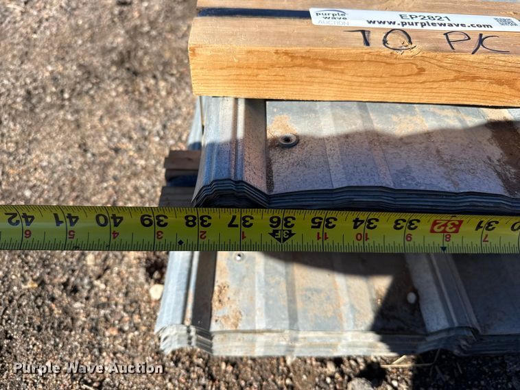 image for item EP2821 (70) sheets of metal siding/roofing