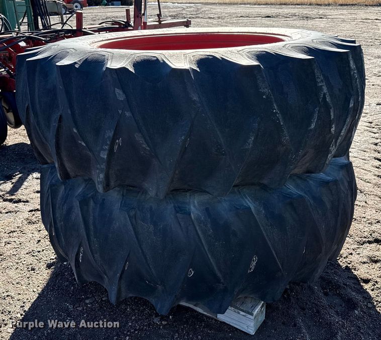 image for item EP2826 (2) 20.8-38 tires and wheels