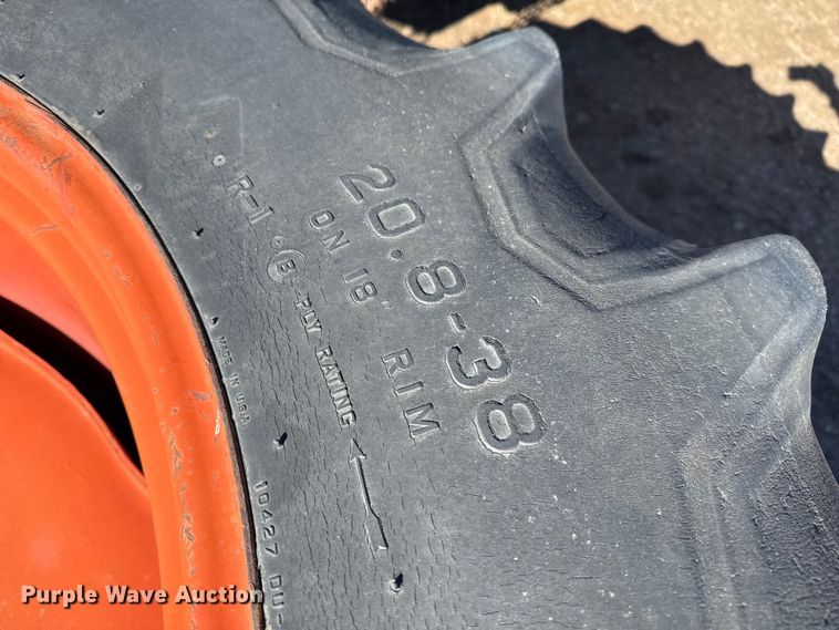 image for item EP2826 (2) 20.8-38 tires and wheels