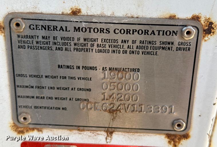 image for item EP2842 Chevrolet C60 grain truck