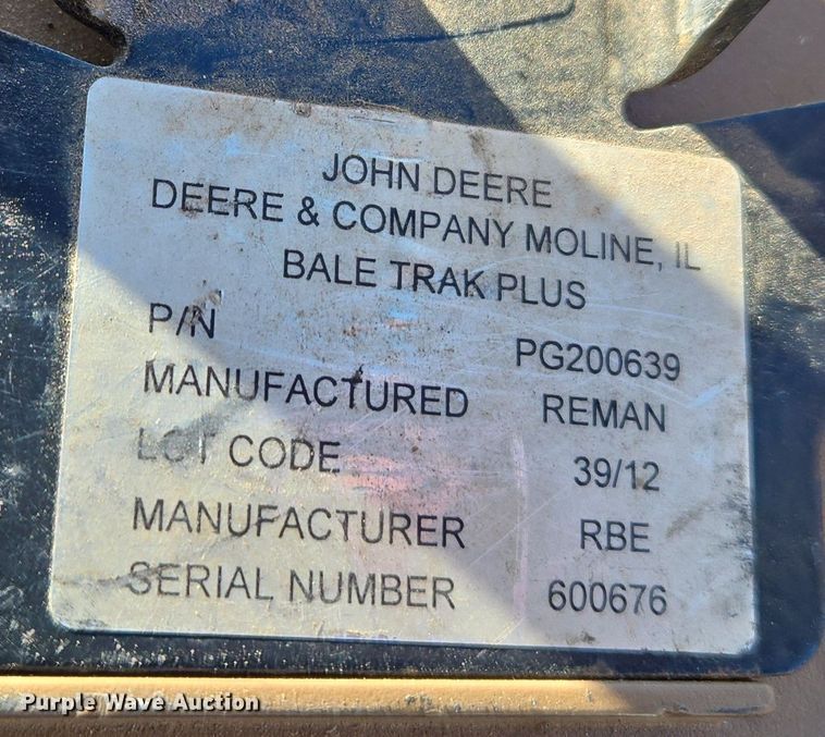 image for item ET1168 John Deere 467 round baler