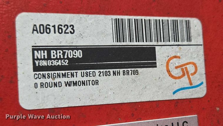 image for item ET1177 New Holland BR7090 round baler