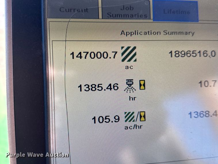 image for item ET4381 2009 John Deere 4730 sprayer
