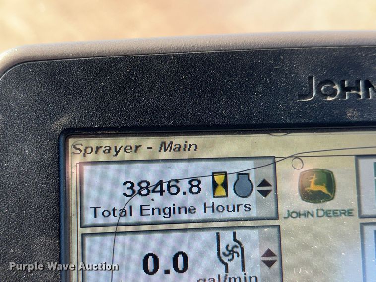image for item ET4381 2009 John Deere 4730 sprayer