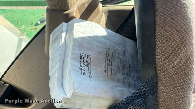 image for item ET4381 2009 John Deere 4730 sprayer