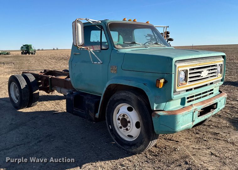 image for item FB0573 1973 Chevrolet C60 truck cab and chassis