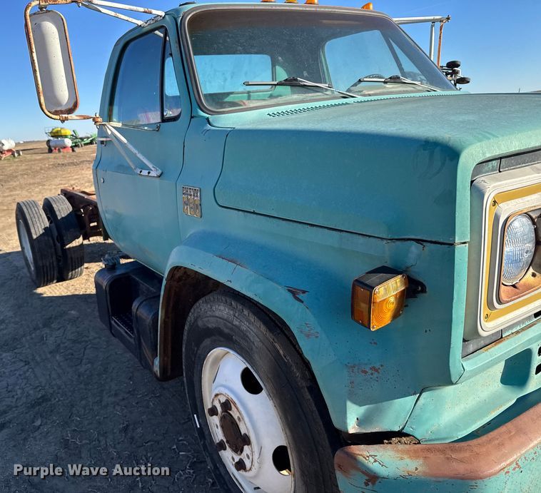 image for item FB0573 1973 Chevrolet C60 truck cab and chassis