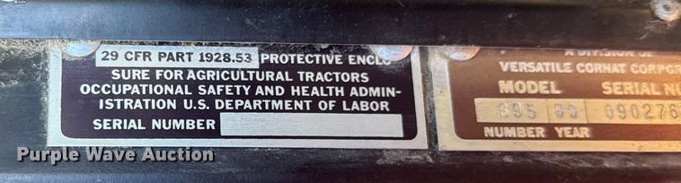 image for item FB0620 1980 Versatile 895 4WD tractor