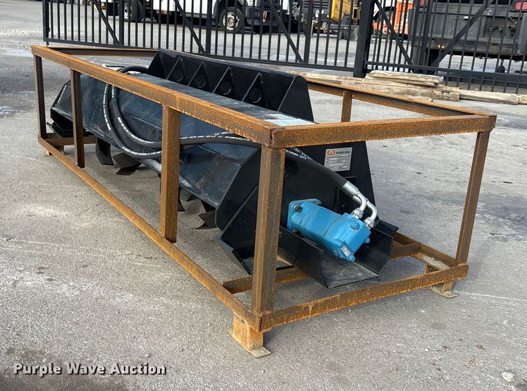 image for item FG2616 2025 Mower King ECSSTR072 skid steer hydraulic tiller