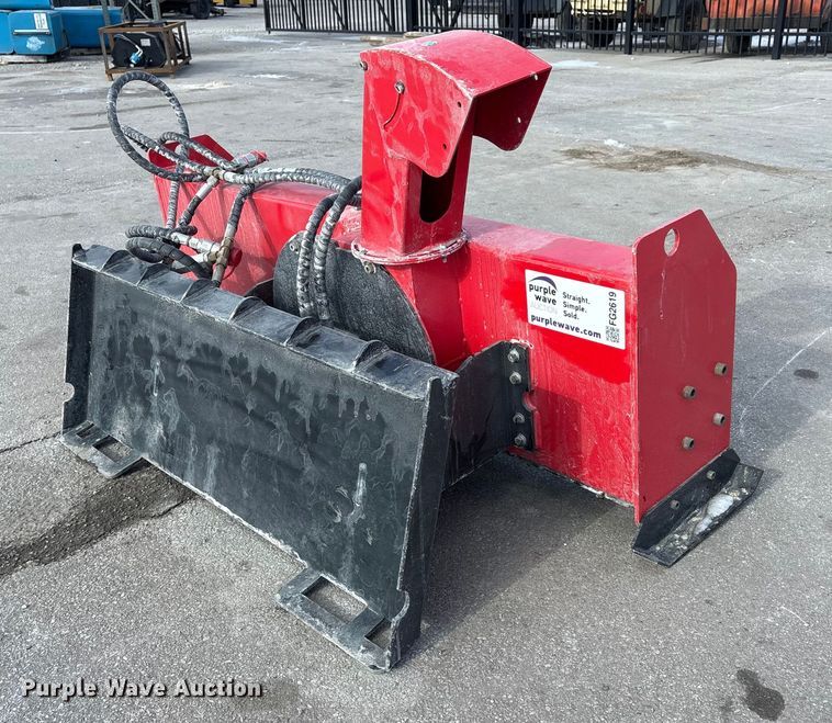 image for item FG2619 2025 Giyi BS55 skid steer snow blower