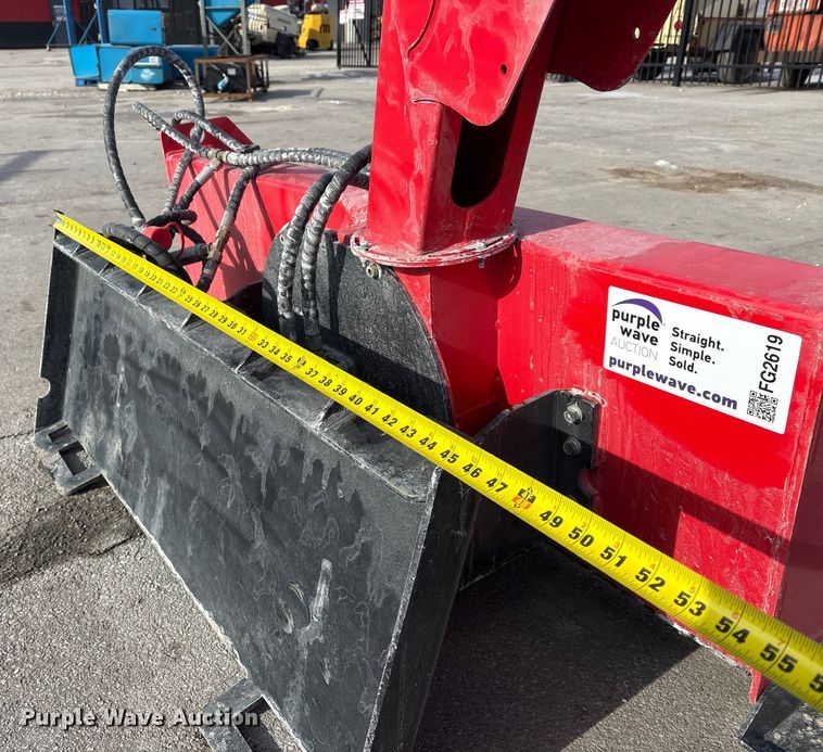 image for item FG2619 2025 Giyi BS55 skid steer snow blower