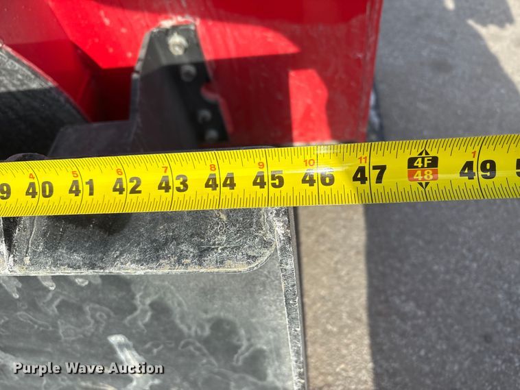 image for item FG2619 2025 Giyi BS55 skid steer snow blower