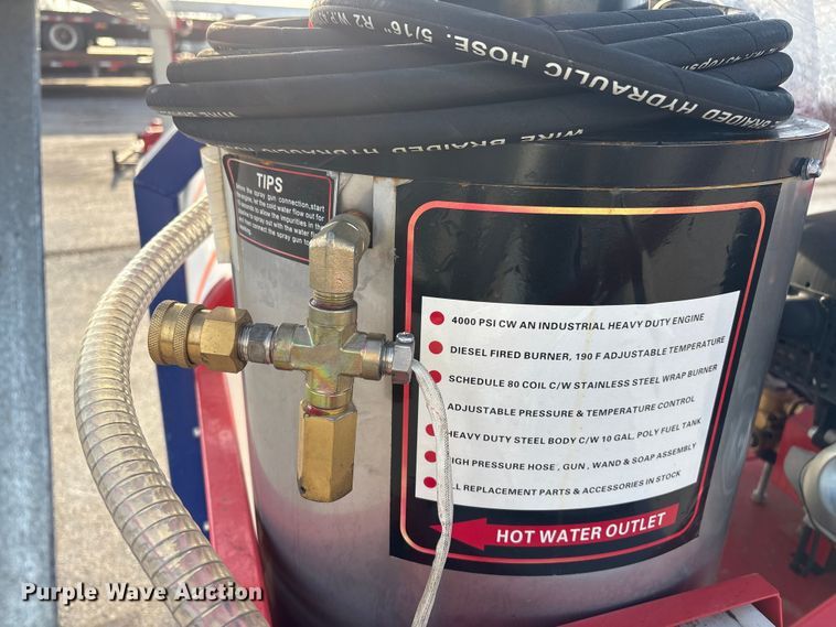 image for item FG2623 High Pressure Washer 016-02-4000/1.2-01 hot pressure washer