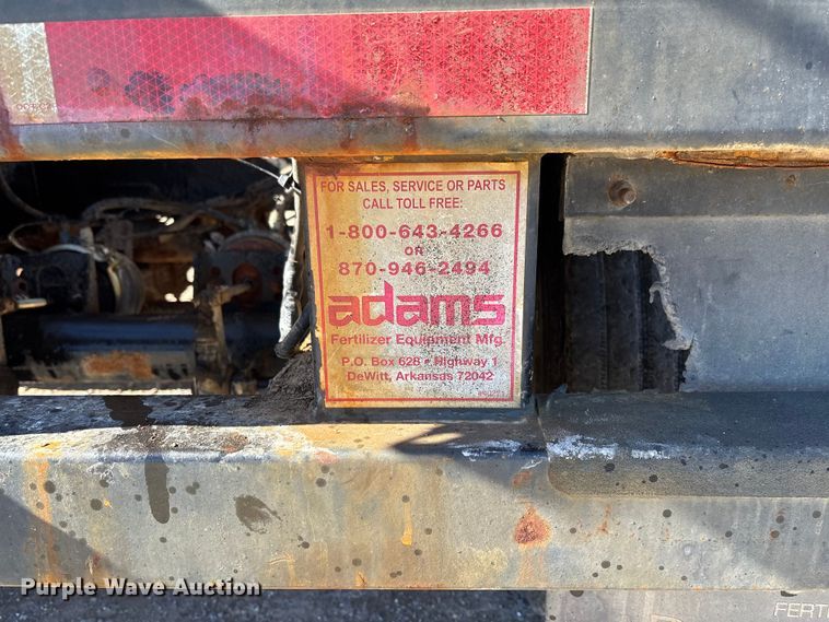 image for item FI1630 2014 Magnolia Adams fertilizer tender trailer