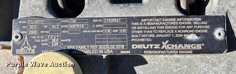 image for item FI1630 2014 Magnolia Adams fertilizer tender trailer