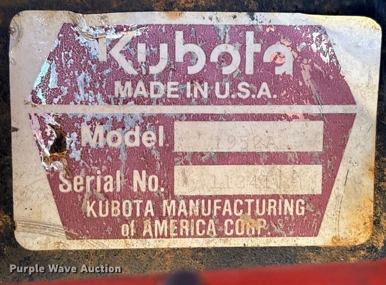 image for item YA1972 Kubota L2350 MFWD tractor