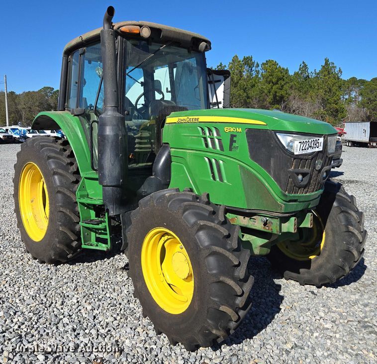 image for item YA2017 2019 John Deere 6130M MFWD tractor