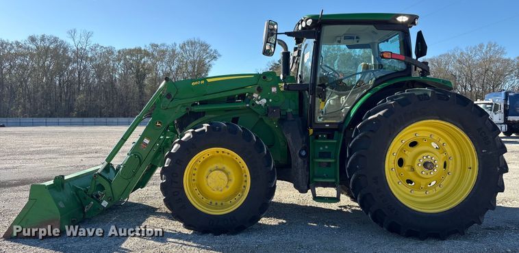 image for item YA2029 2024 John Deere 6R 195 MFWD tractor