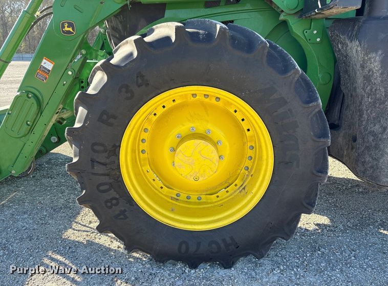 image for item YA2029 2024 John Deere 6R 195 MFWD tractor